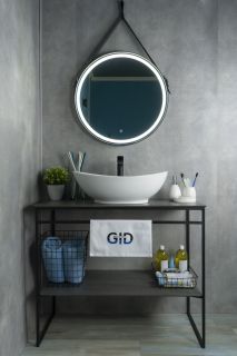 Раковина Gid N9019 51108 накладная белая 60x37x19